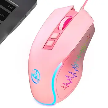 Renkli Kablolu Fare USB Oyun bilgisayar için fare ABS Kabuk Bilgisayar Aksesuarı Hediyeler Aile Arkadaşlar İçin Erkek Arkadaş Koca Ve