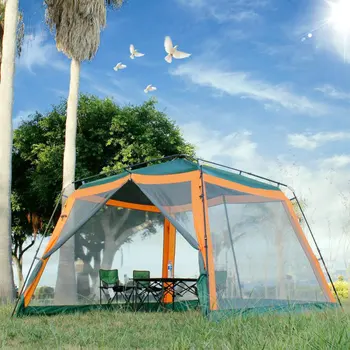 5 6 8 10 Kişi Otomatik Açık Plaj Tente Aile Takımı Pergola SUV Güneşlik Parti Pergola Araba Barınak Yürüyüş Kamp Çadırı