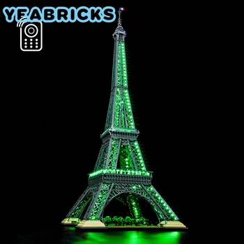YEABRİCKS led ışık Kiti 10307 Eyfel Kulesi Yapı Taşları Set Tuğla Oyuncaklar Çocuklar ıçin (Dahil DEĞİL Model) RC Versiyonu