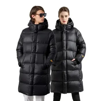 2023 Yeni Kış Aşağı Palto Kadınlar Sıcak Kalın Uzun balon ceket Kadın Taşınabilir Unisex Giyim Bayan Kapşonlu Aşağı Parka Kadınlar İçin