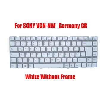 GR TI Laptop Klavye SONY VAIO VGN-NW 148738021 53010DJ21-203-G Almanya Tayland Beyaz Çerçeve Olmadan Yeni
