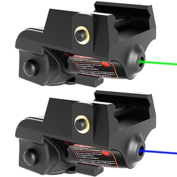 Şarj edilebilir Taktik Tabanca El Feneri Dot Sight Yeşil / Mavi Lazer Sight Kompakt Tabancalar Glock 17 19 21 Toros G2C