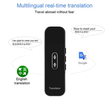 G6X Akıllı Ses Çevirmen Çoklu Dil Bluetooth uyumlu çeviri doğru çeviri hızlı tepki temperli cam